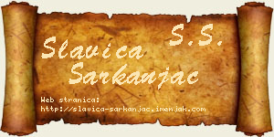 Slavica Sarkanjac vizit kartica